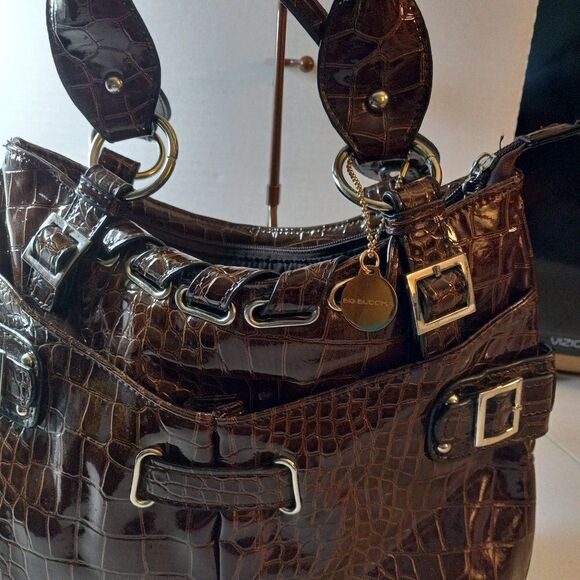 Big Bubbha Satchel Vinyl Silver tone Metal Cottagecore Grandmacore - Picture 3 of 8